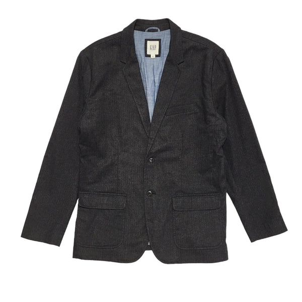 Gap Dark Grey Wool Suit Blazer Jacket Men's Size L 42" CC883