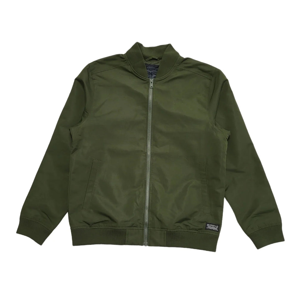 Levi's Green Zipped Bomber Jacket UK Men's Size S K461
