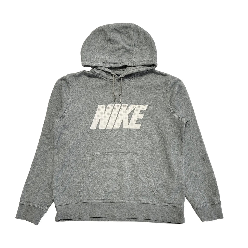 Nike Grey Sports Sweatshirt Hoodie Drawstring UK Women's L CC589