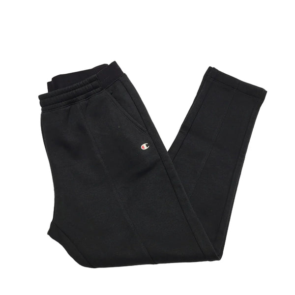 Champion Black Tapered Tracksuit Bottoms/Joggers Womens Size UK L W30 L25 CC298