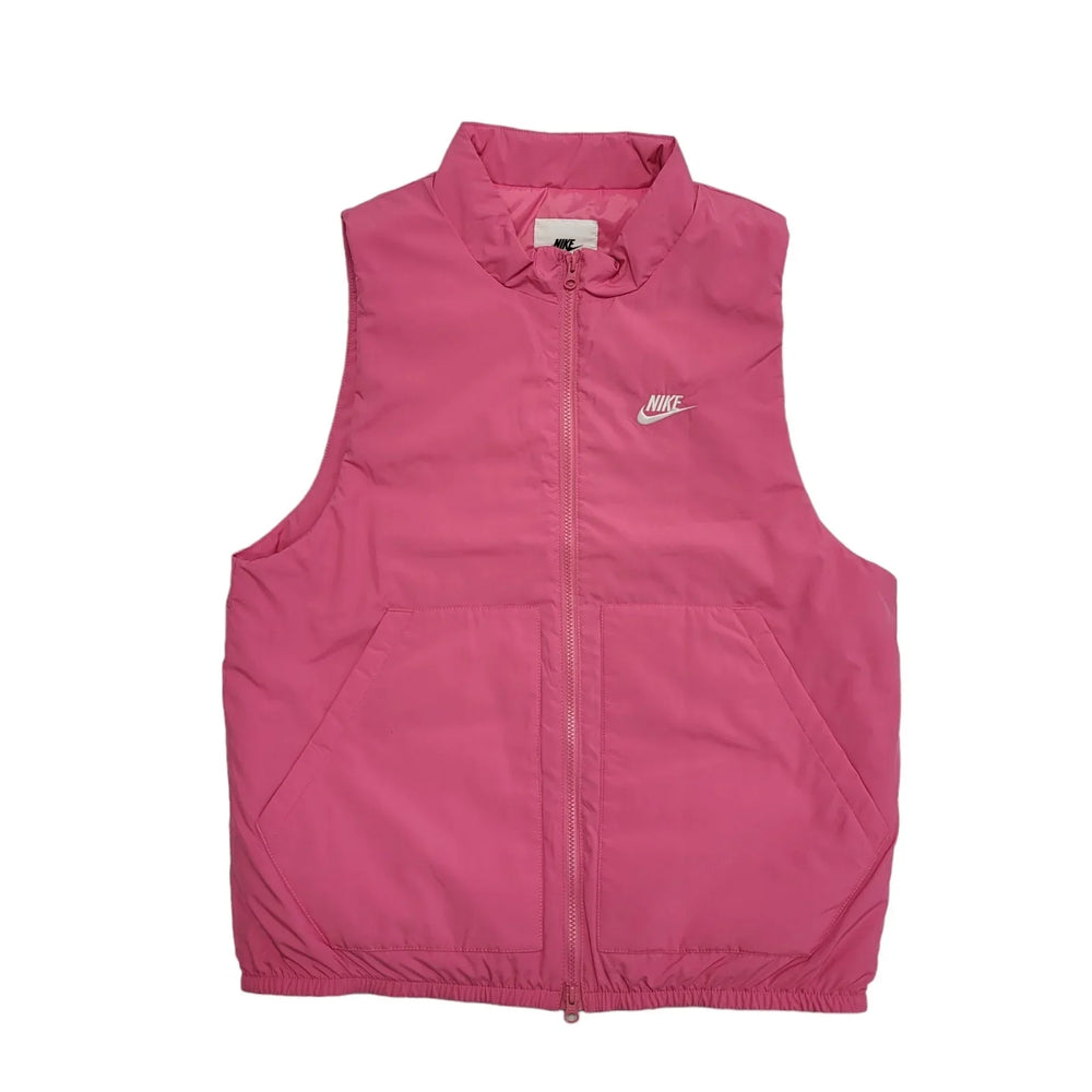 Nike Pink Sleeveless Body Warmer Gilet Uk Women's Size Medium DD347