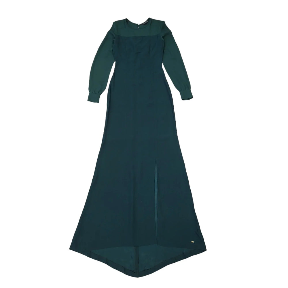Tommy Hilfiger Vintage 90's Green Long Sleeve Dress UK Women's Size 8