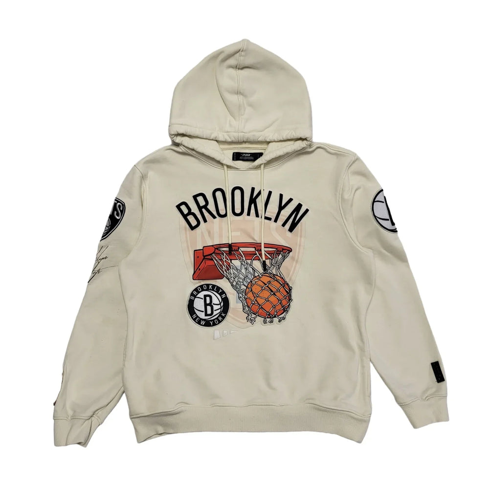 Brooklyn Cream Drawstring Sports Hoodie Womens UK Size M CC748