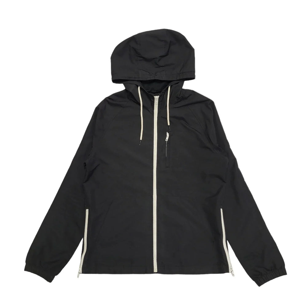 American Rag Black Lightweight Hooded Jacket UK Men's Medium CC646