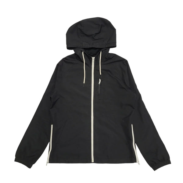 American Rag Black Lightweight Hooded Jacket UK Men's Medium CC646