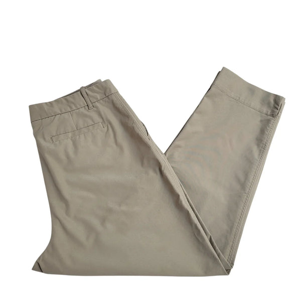 Marks & Spencer Chino Trousers Bnwt Beige Tapered Uk Women's 14 W32 L25 L832