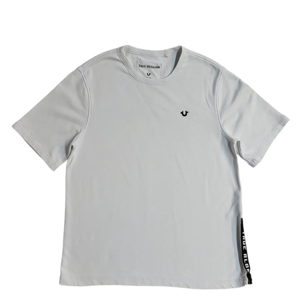 True Religion White Short Sleeve Crew Neck T-Shirt UK Men's Size M FF67