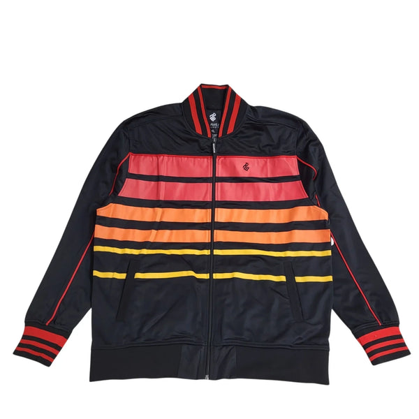 Rocawear Usa Tracksuit Top Jacket Black & Red UK Men's Size XL Bnwt