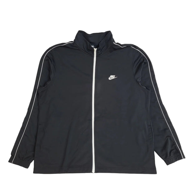Nike Black Full Zip Sports Modern Tracksuit Top Jacket UK Men's Size XXL
