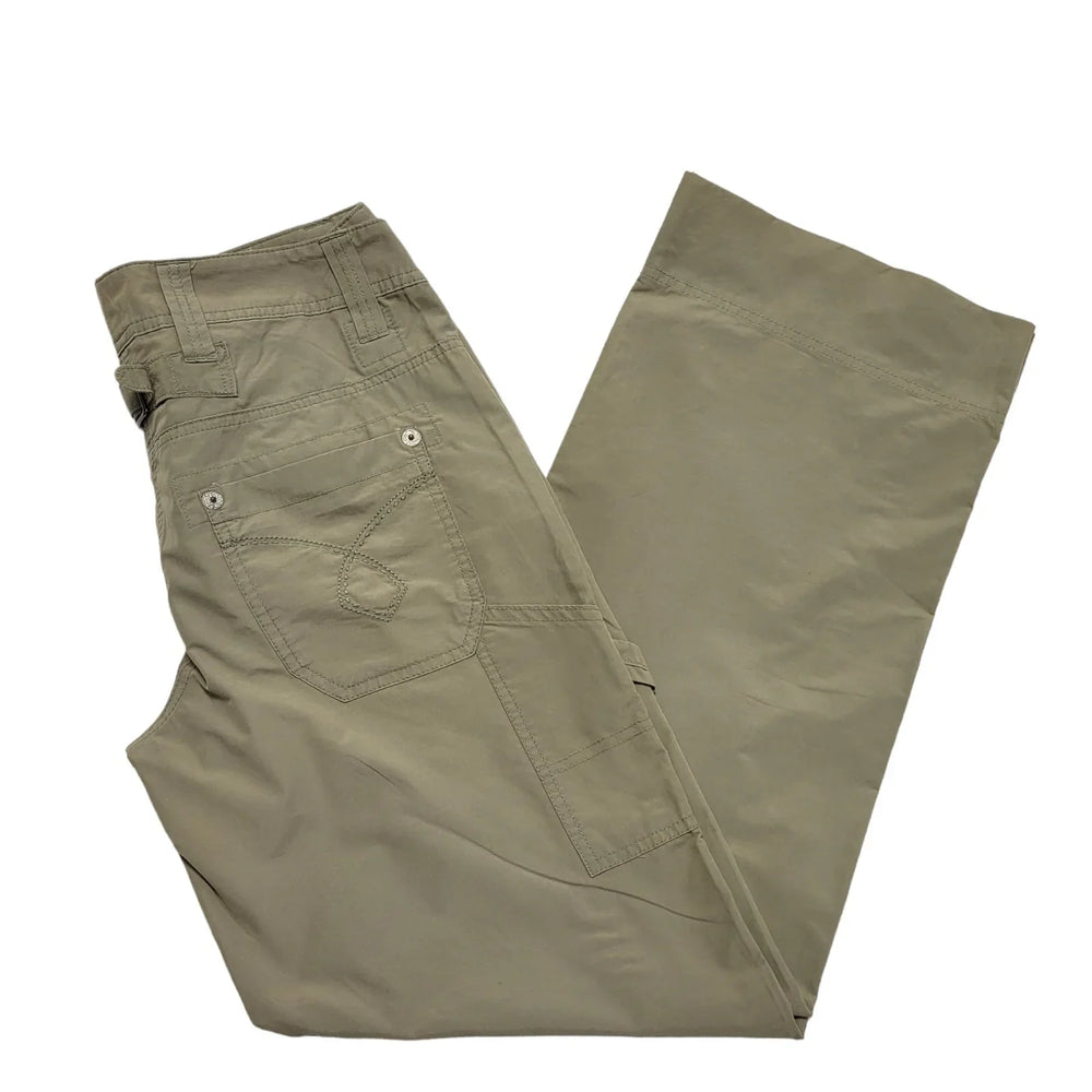 Next Vintage y2k  Green Wide Leg Casual Trousers Uk Women's Size 10 W28 L31
