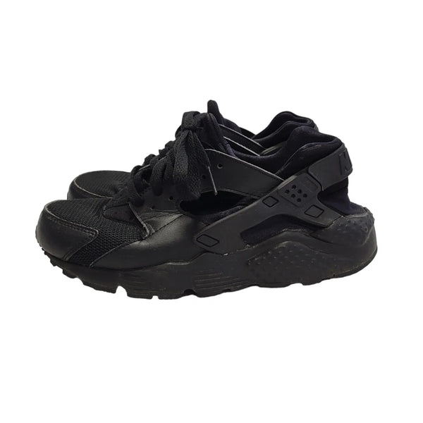 Nike Hurachi Black Lace-up Sports Casual Trainers Uk Boy's Size 6