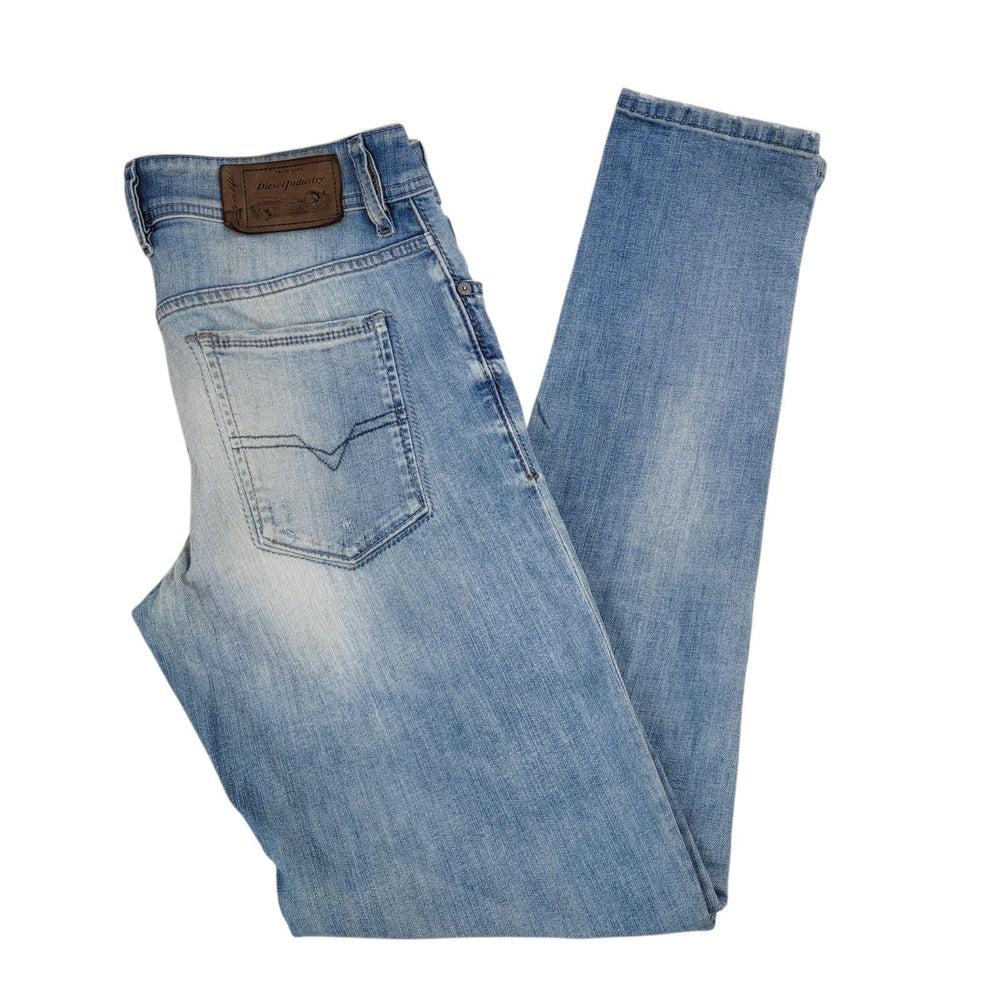 Diesel Sleenker Blue Skinny Denim Jeans Uk Women's L W30 L30 L729