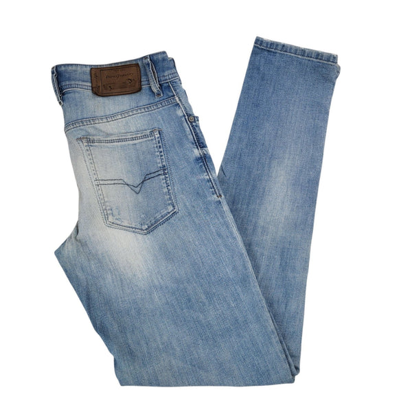 Diesel Sleenker Blue Skinny Denim Jeans Uk Women's L W30 L30 L729