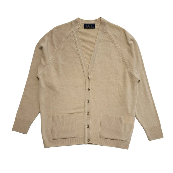 Gifford Fox Vintage 90's Beige Button Front Cardigan Womens UK Size 16