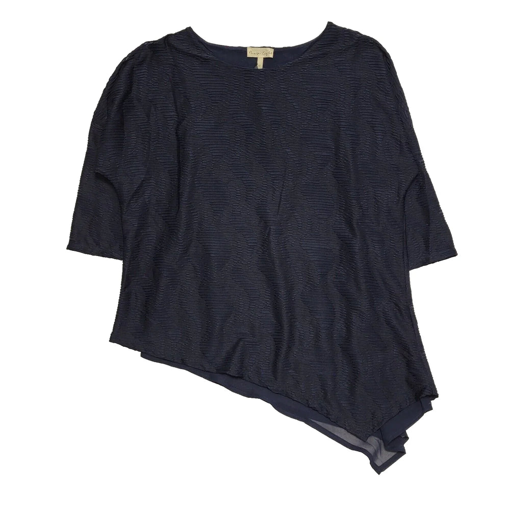 Phase Eight Navy Blue Round Neck Blouse Top UK Women's Size 12 BNWT L63