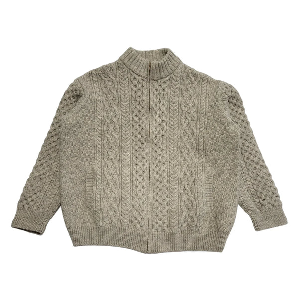 Peter Christian Beige Zipped Cardigan Uk Men's Size XL CC943