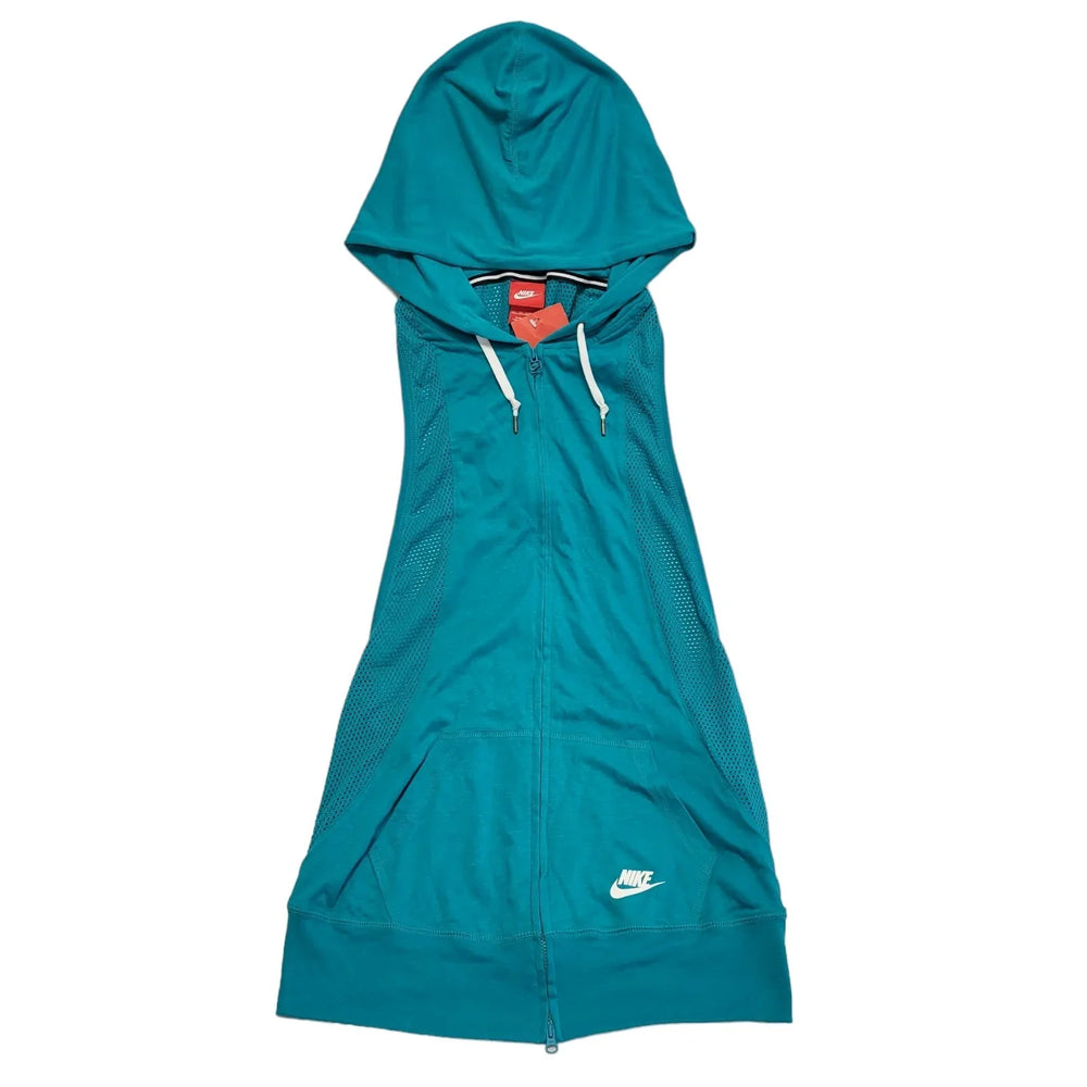 Nike Green Racerback Sleeveless Hoodie Womens UK Size XS BNWT DD596
