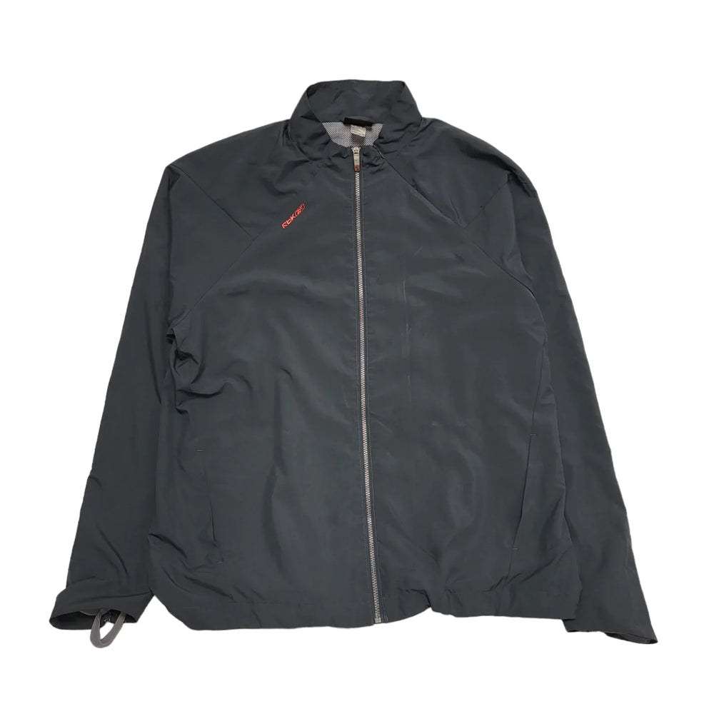 Reebok Grey Long Sleeve Windbreaker Track Jacket UK Men's XL H733