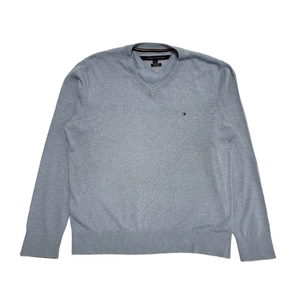Tommy Hilfiger Blue V-Neck Long Sleeve Jumper  Men's uk M eu 50 H464
