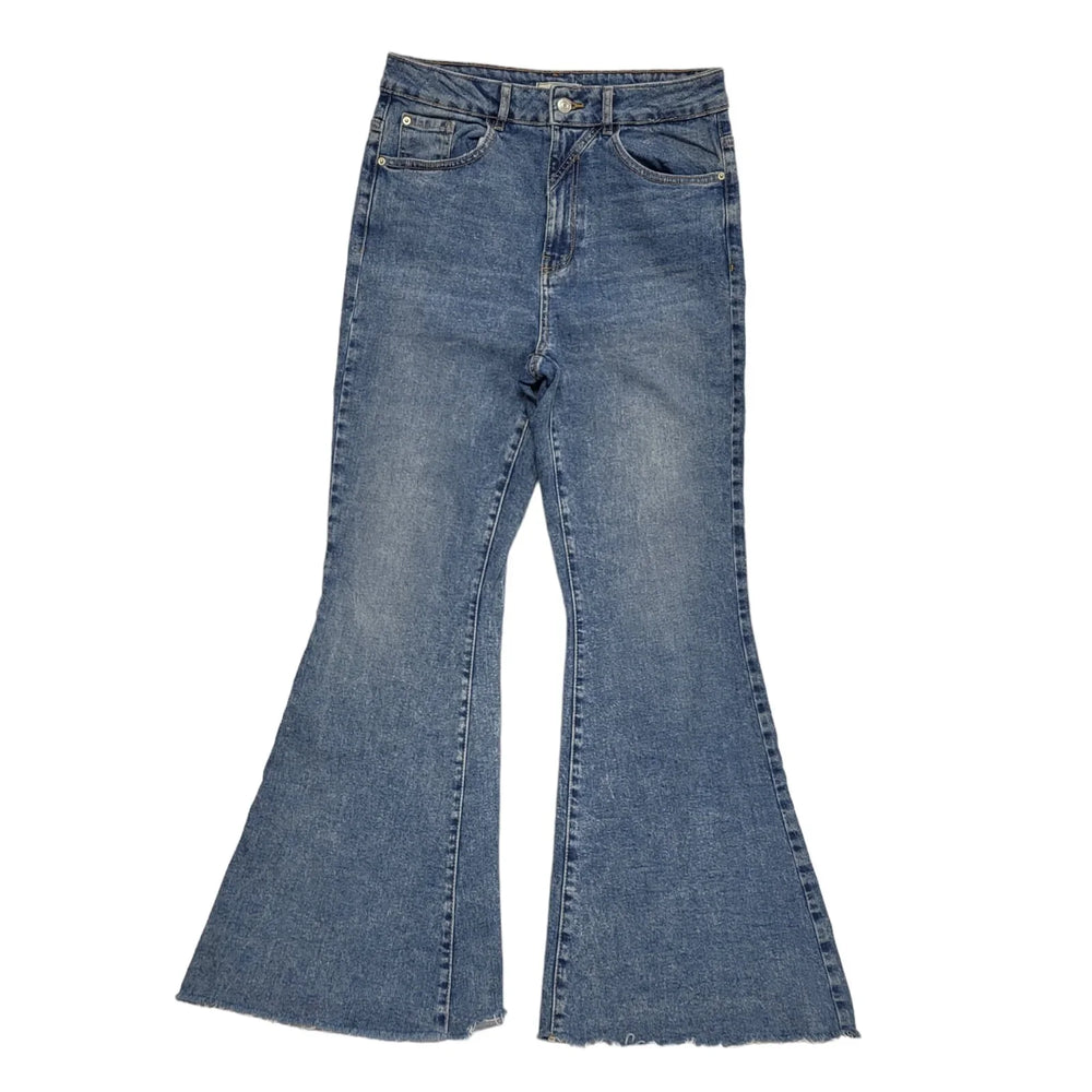 Pimkie Blue Flared Denim Jeans Women's Size 10-12 W28-30 L30