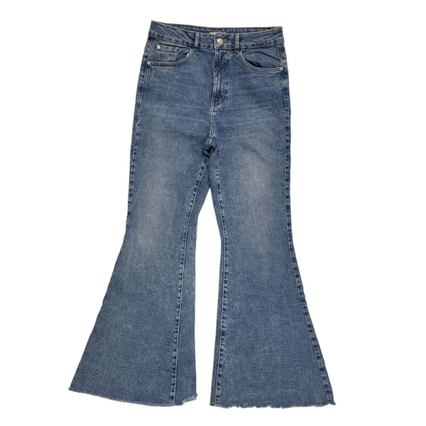 Pimkie Blue Flared Denim Jeans Women's Size 10-12 W28-30 L30