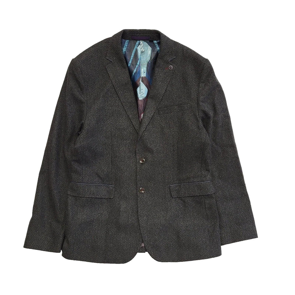Ted Baker Grey Suit Blazer Jacket Uk Men's Size Small 38" L675
