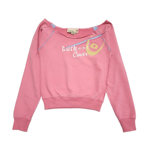 Duck & Cover Y2K Vintage Pink Sweatshirt Uk Women's Size XS