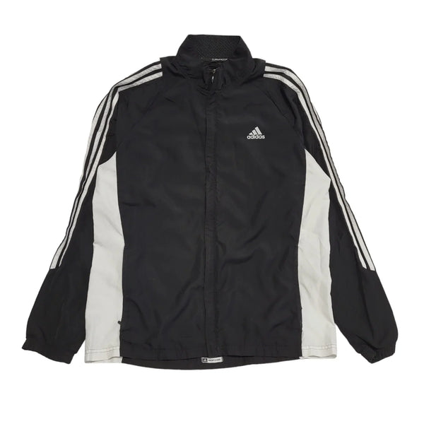Adidas Black Lightweight Zipped Sports Jacket Men's uk L eu 54 H448