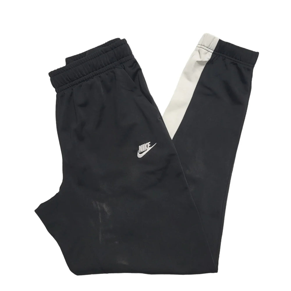 Nike Black White Skinny Jogger Tracksuit Bottoms Uk Men's M W32 L30 K720