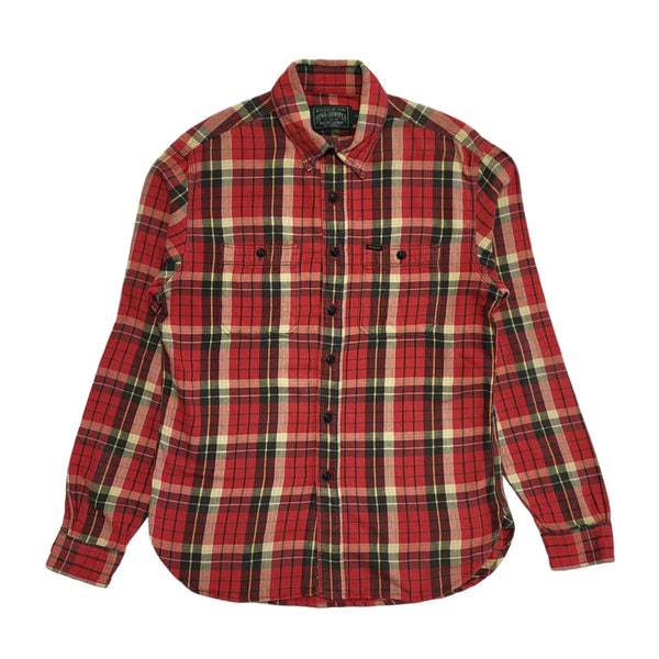 Polo Ralph Lauren White Red Check Slim Fit Shirt Men's S Eu 48 L20