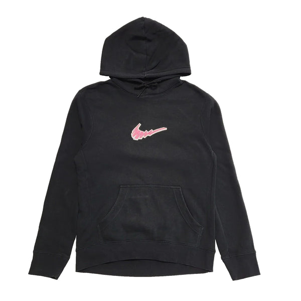 Nike Black Drawstring Sweatshirt Hoodie UK Women's Small K8