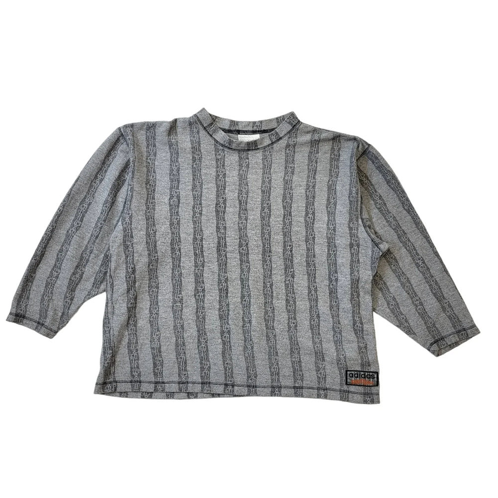 Adidas 90s Vintage Stree Grey Over-sized  Sweatshirt Men's Size Medium