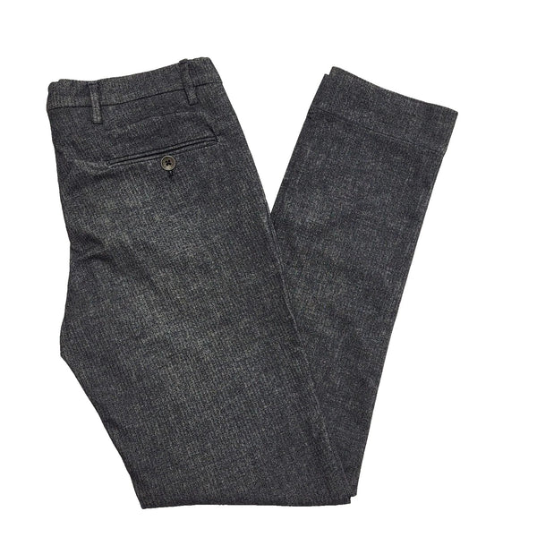 Settecento Grey Straight Leg Slim Trousers Uk Men's M W32 L31 H771