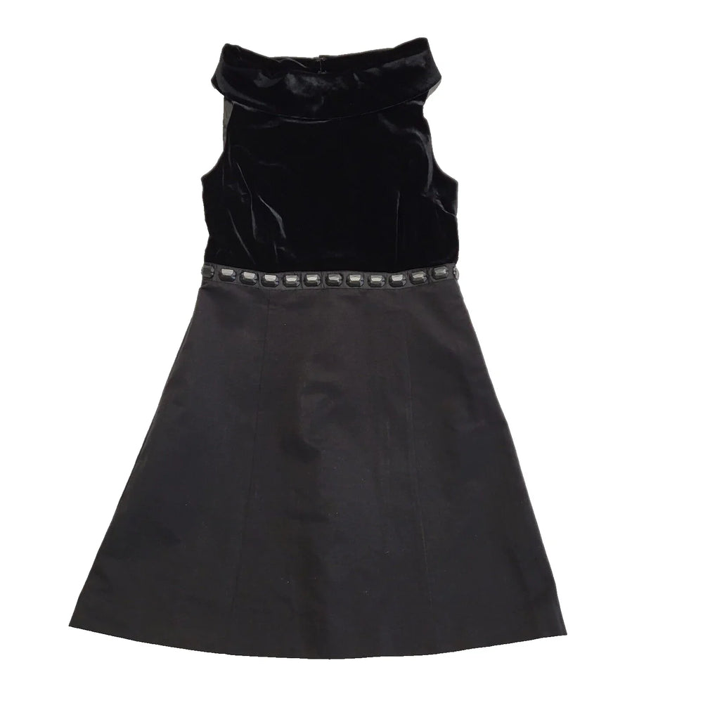 Principles Black Sleeveless Fit & Flare Dress Uk Women's Size 14 DD874