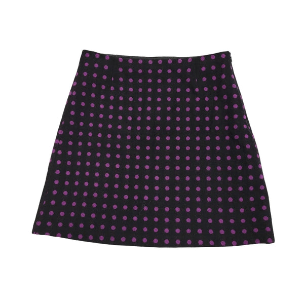 Hobbs Purple Polka Dot ALine Knee Length Marie Skirt BNWT Womens UK 14 W32 CC324