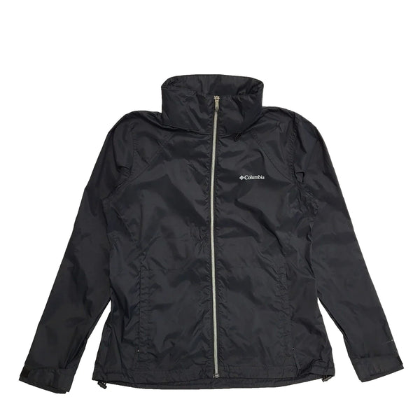 Columbia Lightweight Jacket Black Zipped Women's UK L EU 40 L136