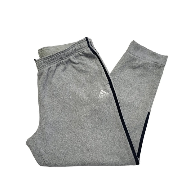 Adidas Grey Tapered Jogger Tracksuit Bottoms Uk Men's 2XL W38 L30 CC516