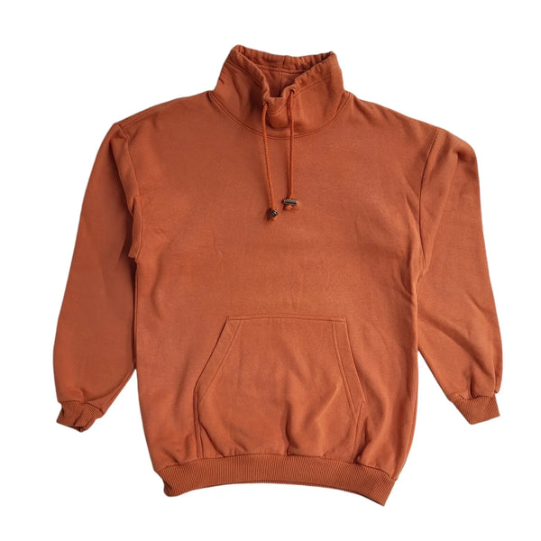 M&S Vintage 90's Orange Roll Neck Jumper UK Women's Size 16