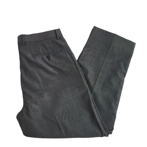 Calvin Klein Grey Straight Leg Dress Trousers UK Men's Size Large W34 L32 EE841