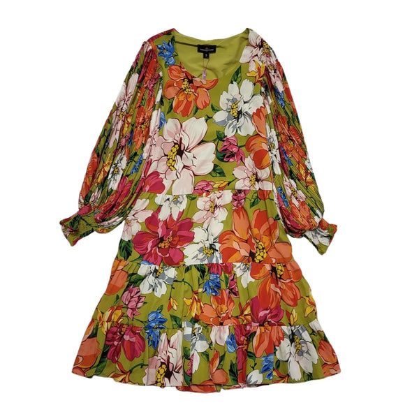 Augustine Green Pink Floral Matilda Dress Uk Women's Size S Bnwt CC147