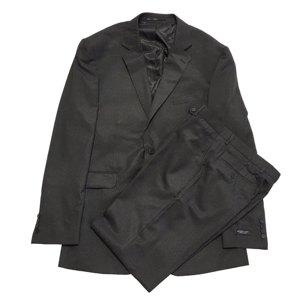 Dehavilland Suit Blazer Jacket Trouser Charcoal Wool Men's uk L 42" W34 L33 L119