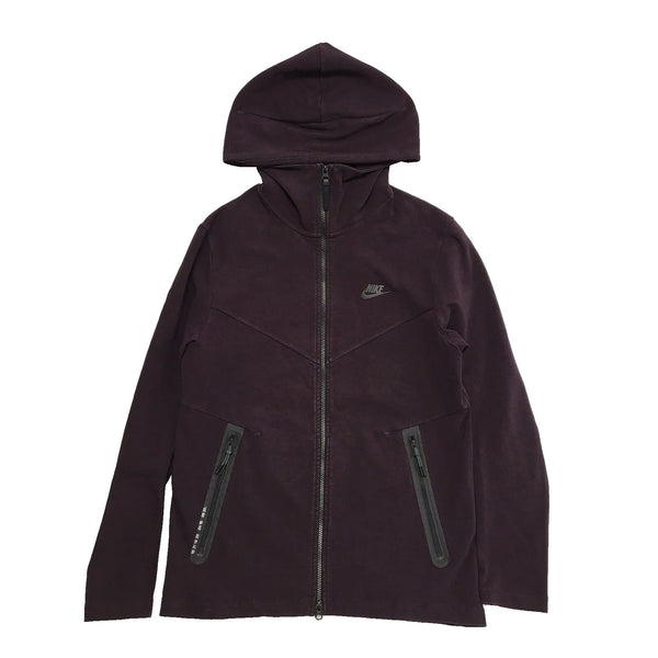 Nike Tech Purple Zipped sports Casual Sweatshirt Hoodie UK Men's Medium K240