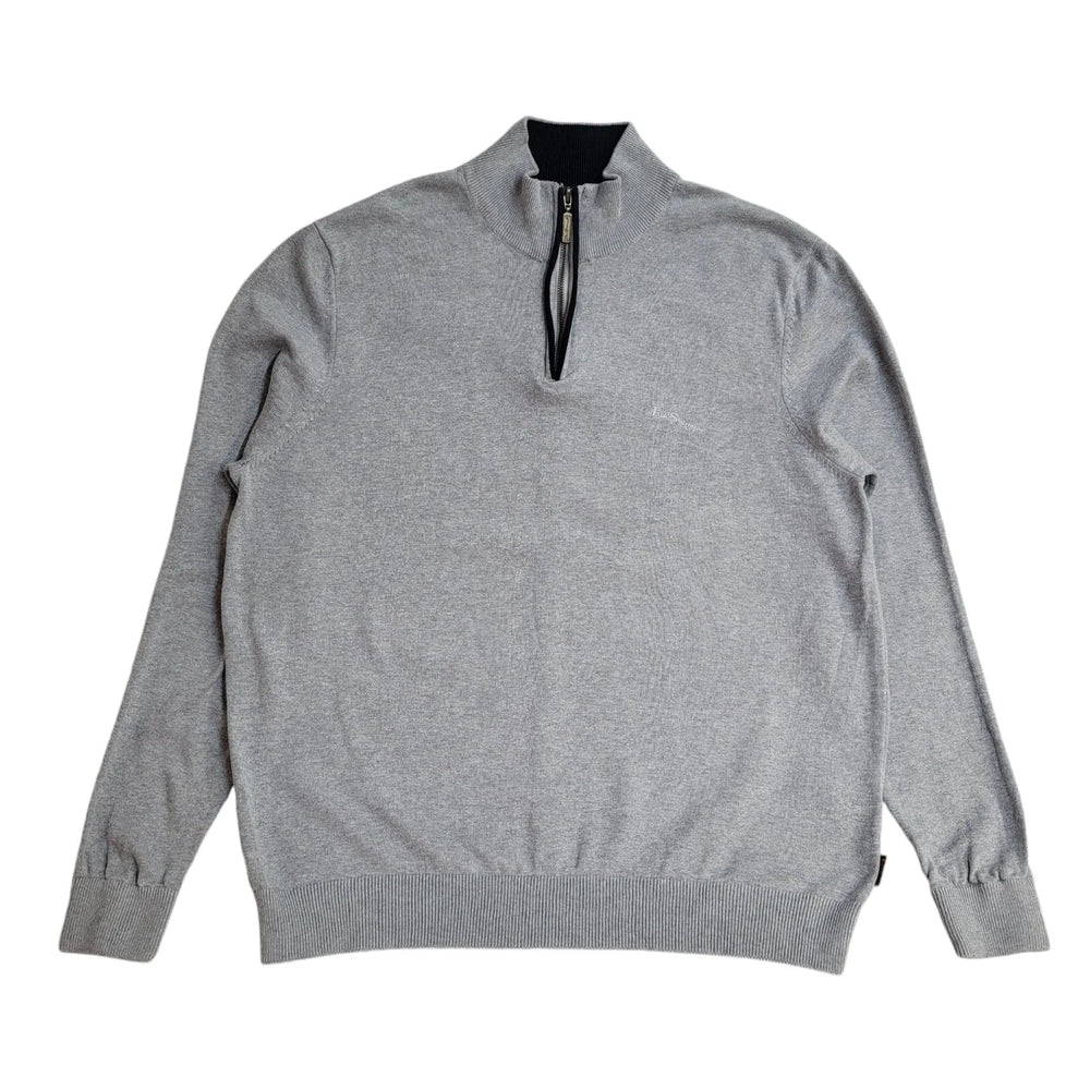 Ben Sherman Grey High Neck Long Sleeve Jumper Uk Men's Size XL EE379
