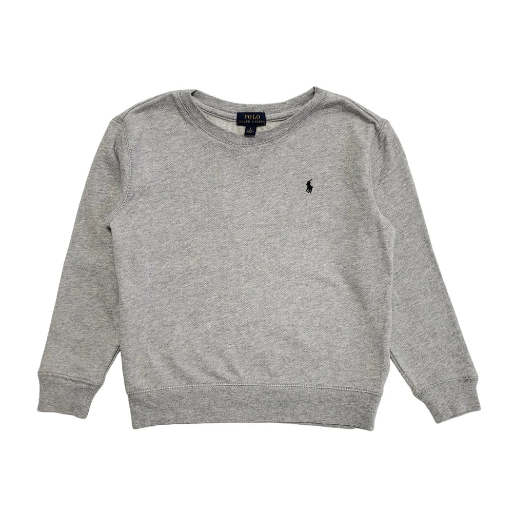Polo Ralph Lauren Grey Crew Neck Sweatshirt Uk Kids Age 6 Years