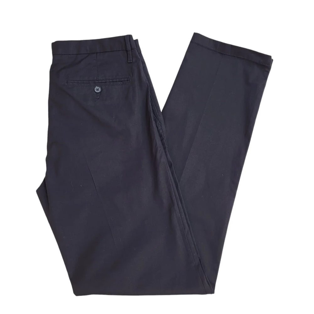 DKNY Navy Blue Straight Leg Dress Trousers Uk Men's Size M W32 L33 Bnwt EE277