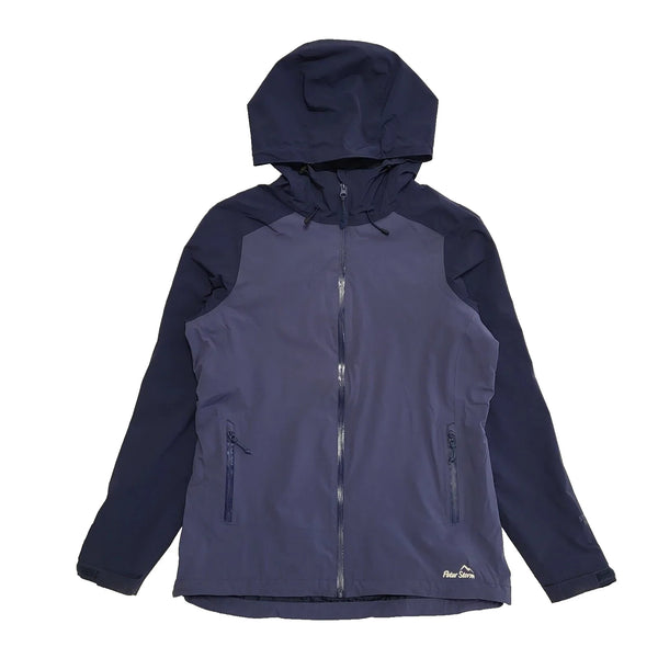 Peter Storm Hooded Lightweight Jacket Blue Zipped Women's UK 12 EU 40 L137