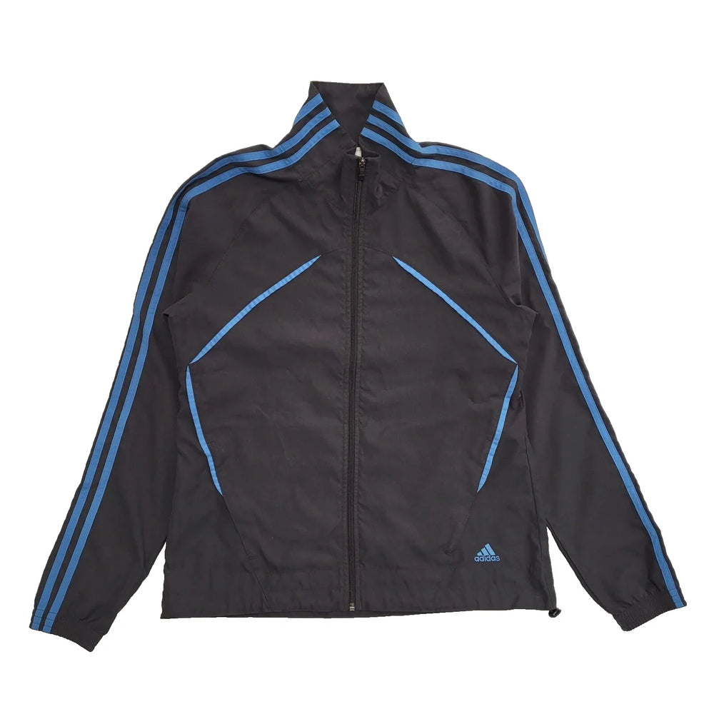 Adidas Navy Blue Windbreaker Sports Jacket UK Women's 14 K404