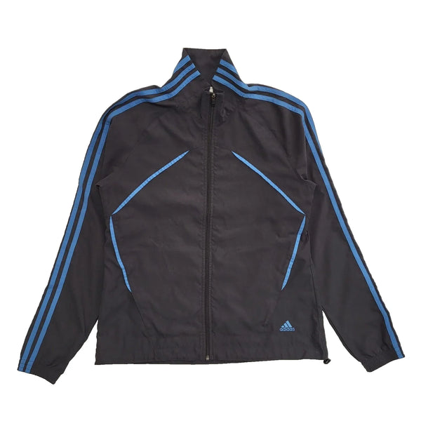 Adidas Navy Blue Windbreaker Sports Jacket UK Women's 14 K404