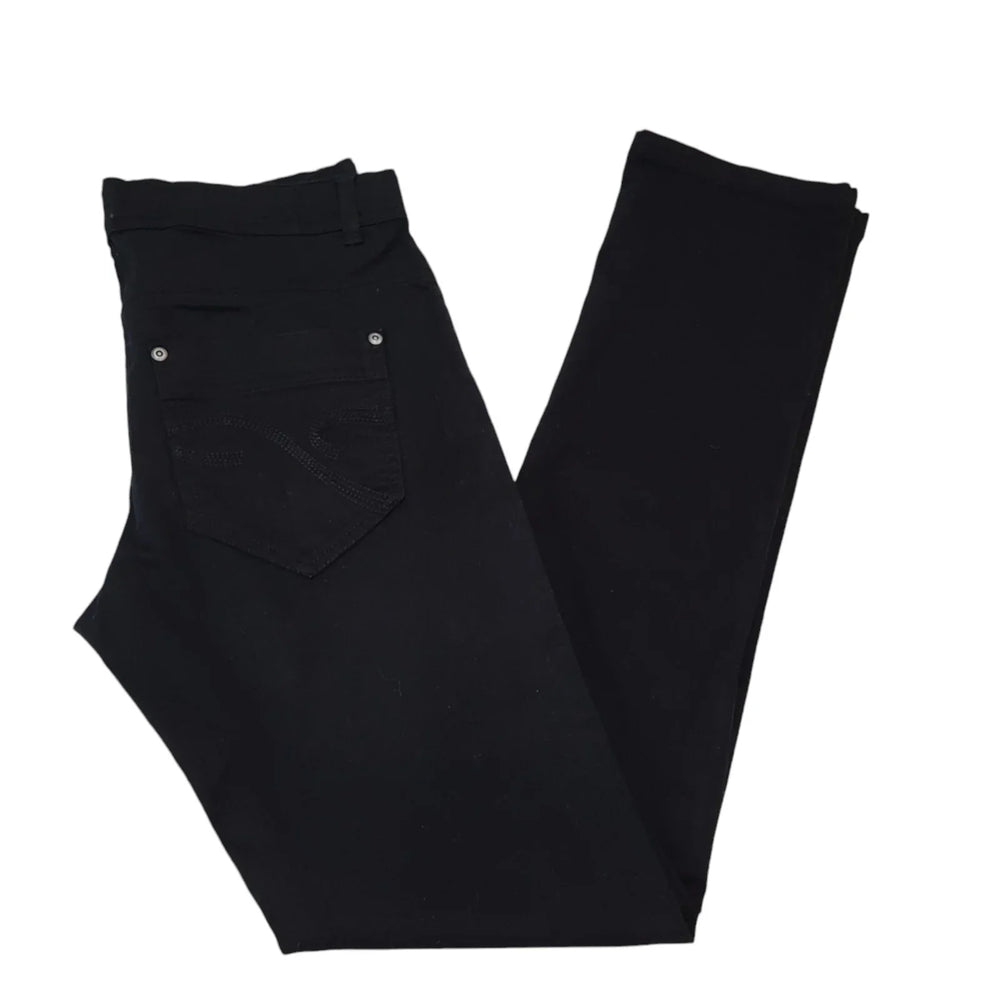 Sisley Black Straight Stretch Denim Jeans uk Boy's 3XL W30 L32 EE140
