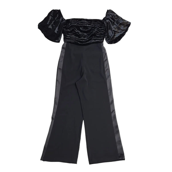 Reiss Black Formal Evening Jumpsuit Uk Women's Size 10 Bnwt W28 L28 EE702